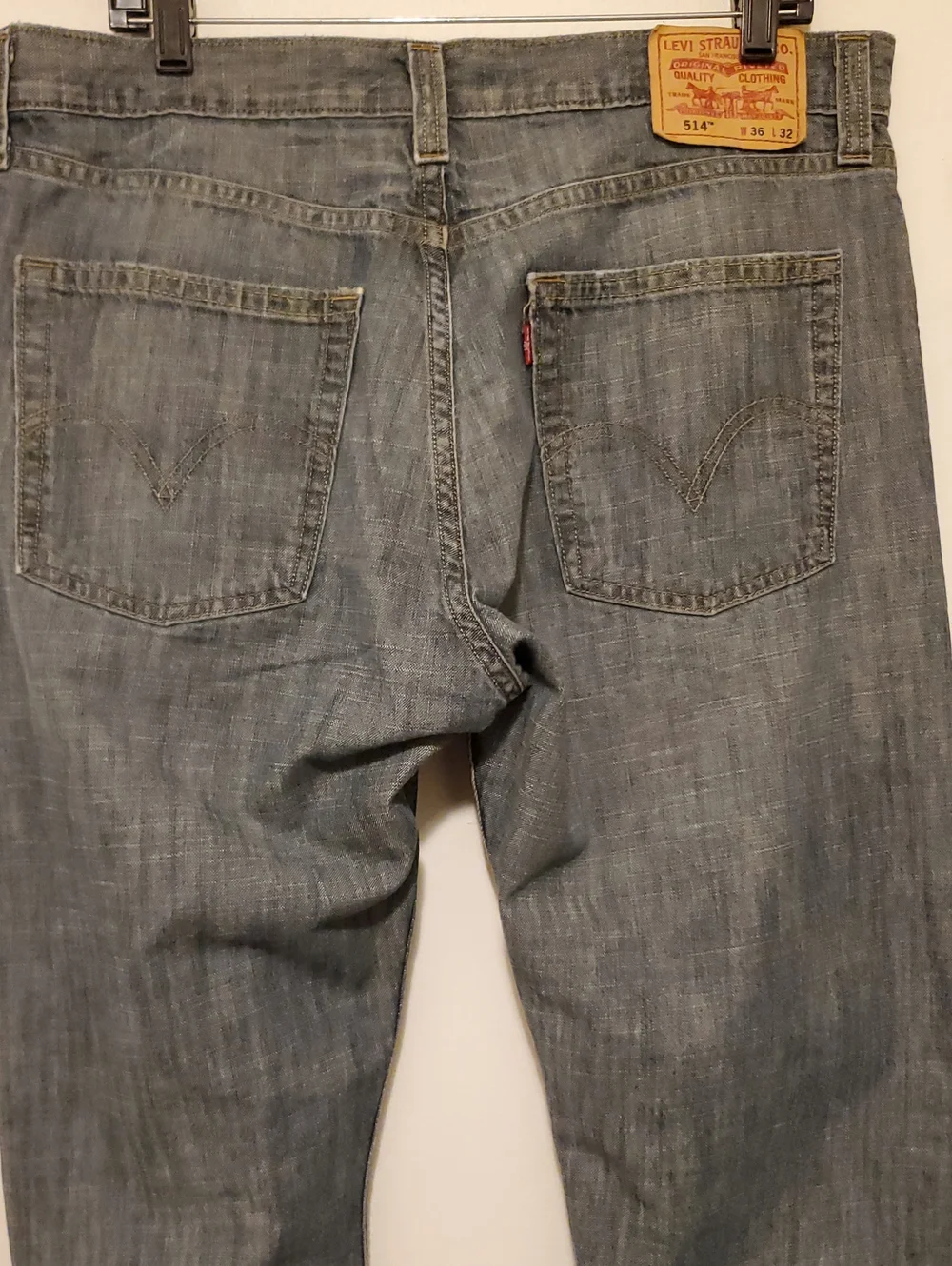 Levi's 514 Men's Slim Straight Fit Jeans Size 36x32
